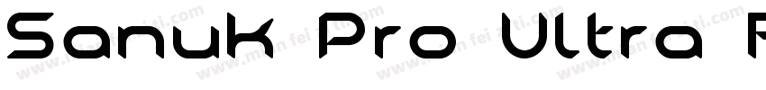 Sanuk Pro Ultra Regular字体转换